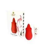 KIT LENGUA VIBRADORA + LUB FRUTOS ROJOS