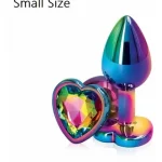 PLUG ANAL JOYA CORAZÓN TORNASOL L