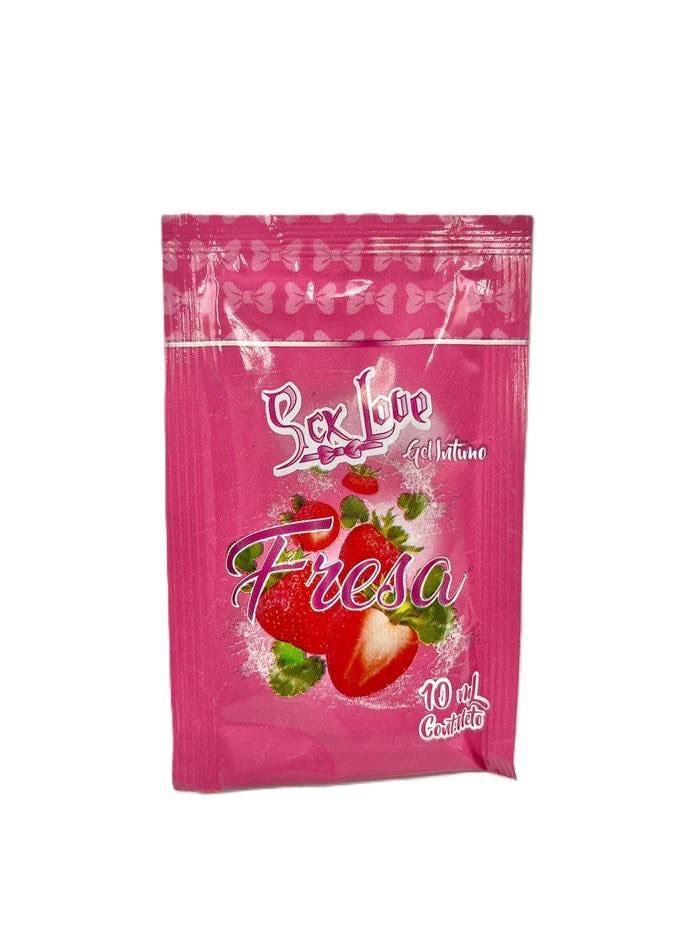 3a6cdb98-b798-4e0a-a0e0-6b3cea3b92c4 LUB SACHET COMESTIBLE SEX LOVE FRESA 10ML - Imagen 1