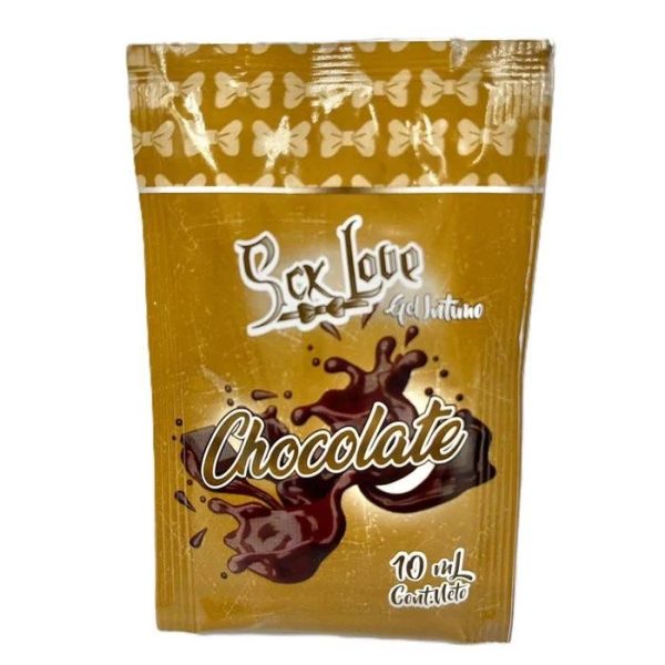 LUB SACHET COMESTIBLE SEX LOVE CHOCOLATE 10ML