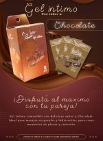LUB SACHET COMESTIBLE SEX LOVE CHOCOLATE 10ML - Imagen 3