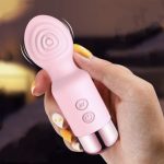 MINI MASAJEADOR PÉTALO RECARGABLE