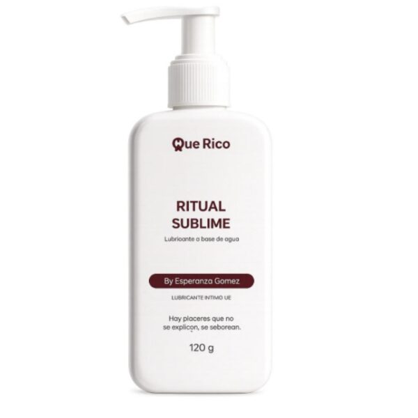 LUBRICANTE GEL NEUTRO QUE RICO X 120 ML