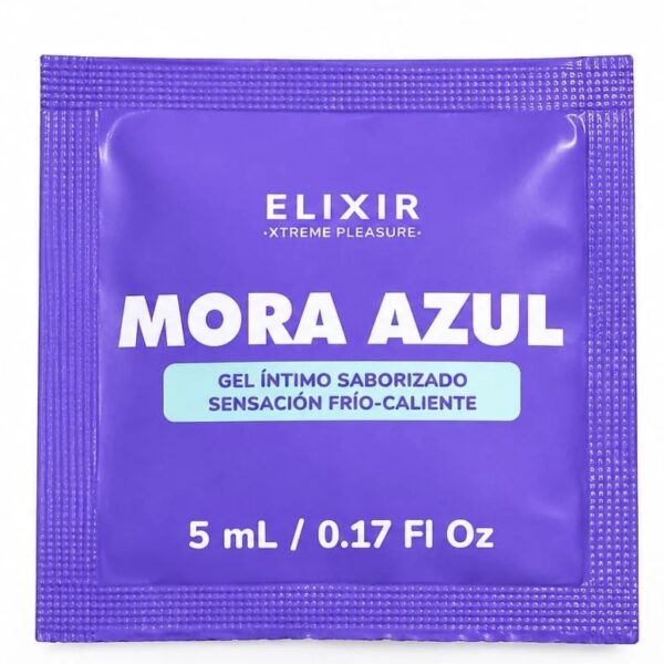 LUBRICANTE FRIO/CALIENTE MORA AZUL SACHET X 5 ML ELIXIR