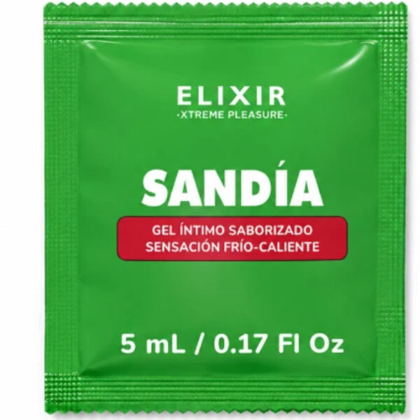 LUBRICANTE FRIO/CALIENTE SANDIA SACHET X 5 ML ELIXIR