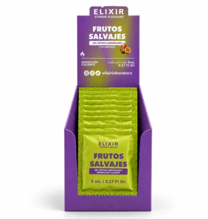 IMG_3555 LUBRICANTE FRUTOS SALVAJES SACHET X 5 ML ELIXIR - Imagen 1